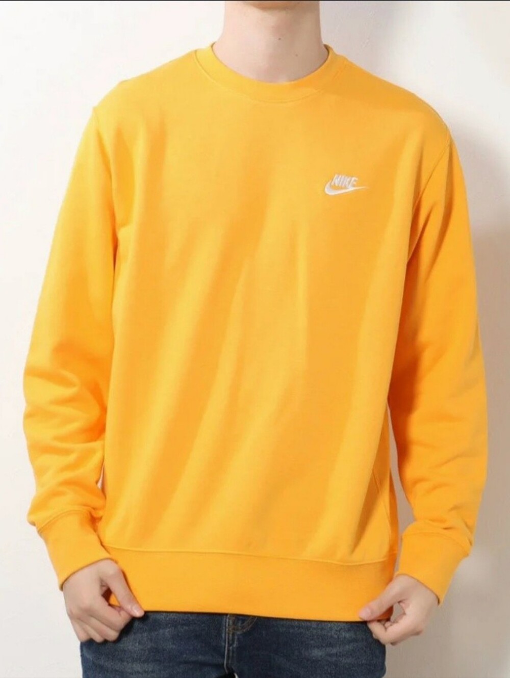 $100 Nike Sportswear Club Fleece Crewneck Men Sweatshirt NWT XL